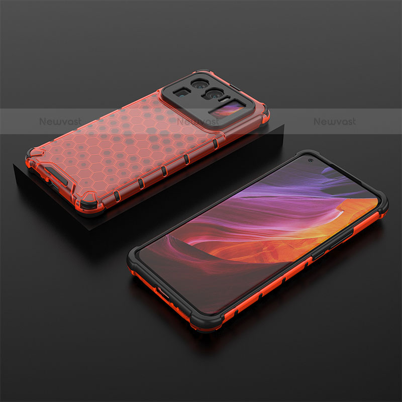 Ultra-thin Silicone Gel Soft Case 360 Degrees Cover S05 for Xiaomi Mi 11 Ultra 5G Red