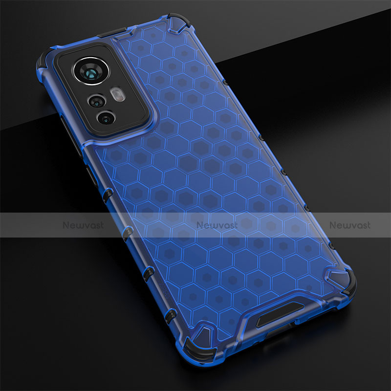 Ultra-thin Silicone Gel Soft Case 360 Degrees Cover S05 for Xiaomi Mi 12 5G Blue