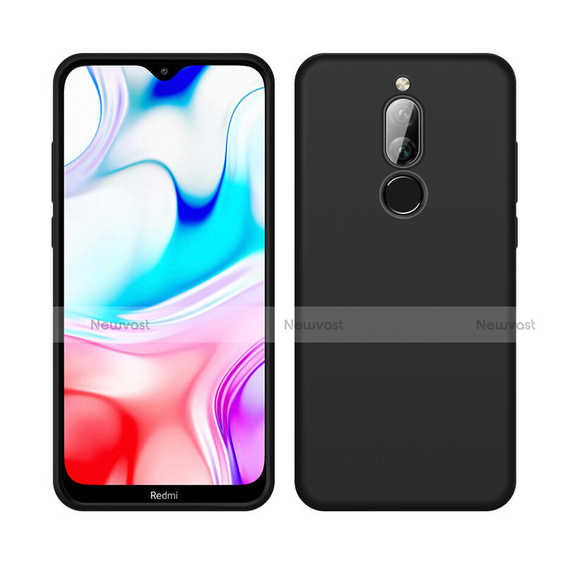 Ultra-thin Silicone Gel Soft Case 360 Degrees Cover S05 for Xiaomi Redmi 8 Black