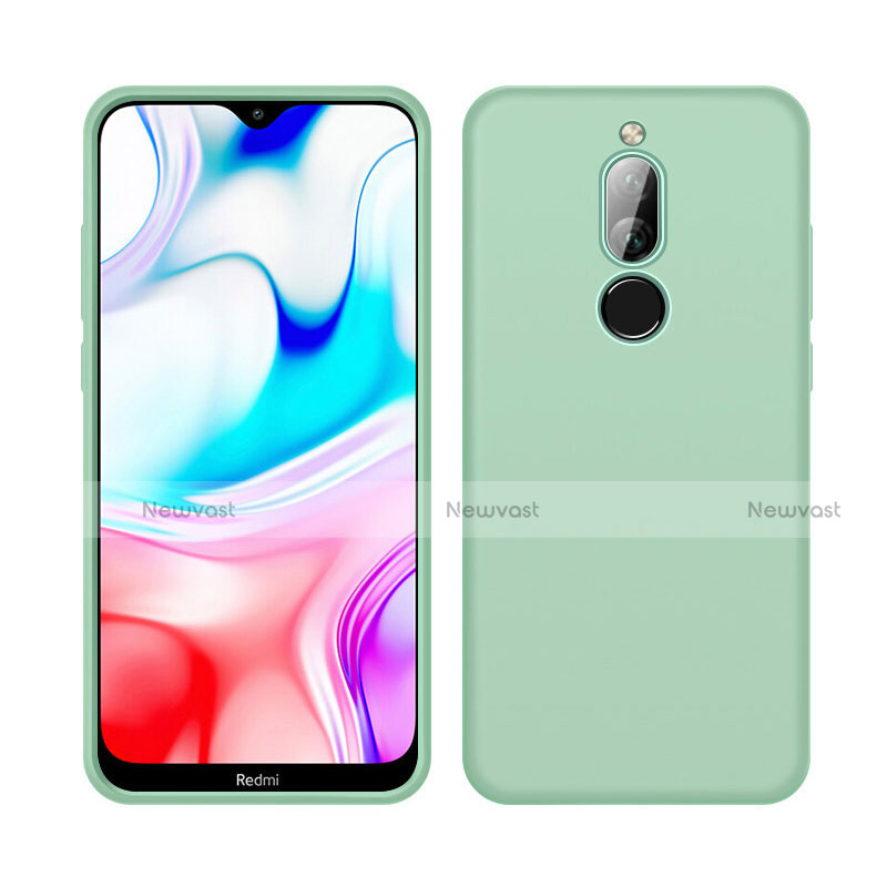 Ultra-thin Silicone Gel Soft Case 360 Degrees Cover S05 for Xiaomi Redmi 8 Green