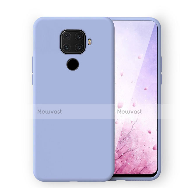 Ultra-thin Silicone Gel Soft Case 360 Degrees Cover S06 for Huawei Mate 30 Lite Purple