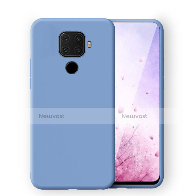 Ultra-thin Silicone Gel Soft Case 360 Degrees Cover S06 for Huawei Nova 5i Pro Blue