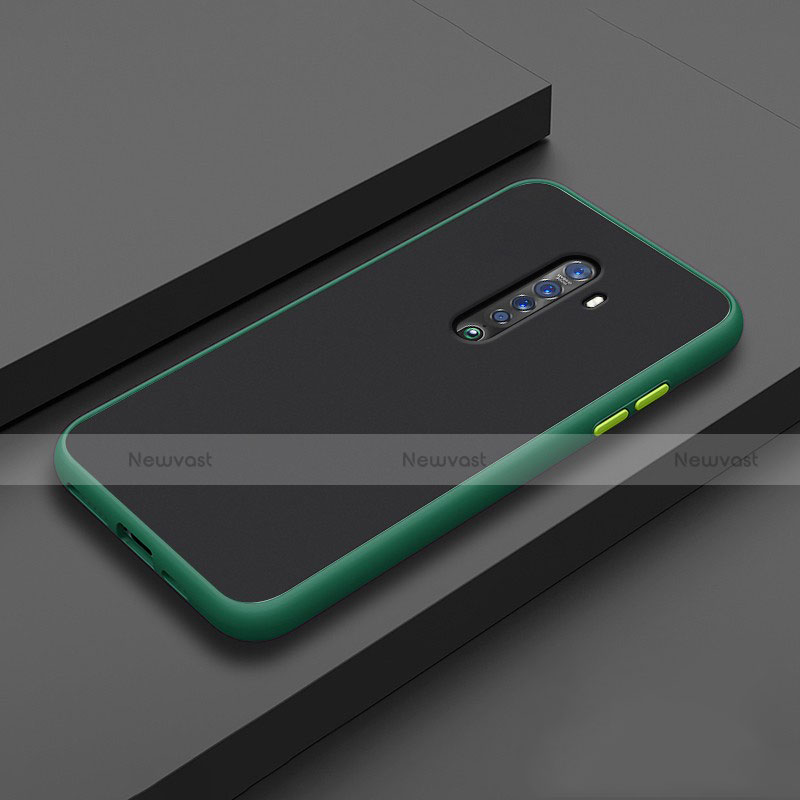 Ultra-thin Silicone Gel Soft Case 360 Degrees Cover S06 for Oppo Reno2 Green