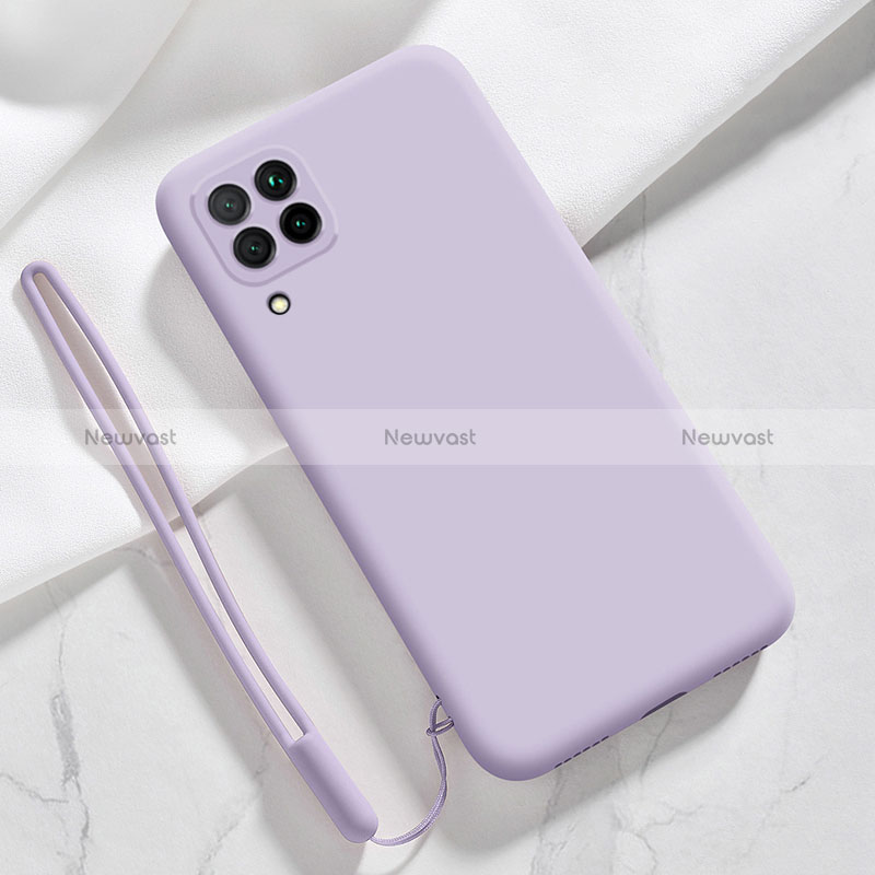 Ultra-thin Silicone Gel Soft Case 360 Degrees Cover S06 for Samsung Galaxy A12 5G Clove Purple