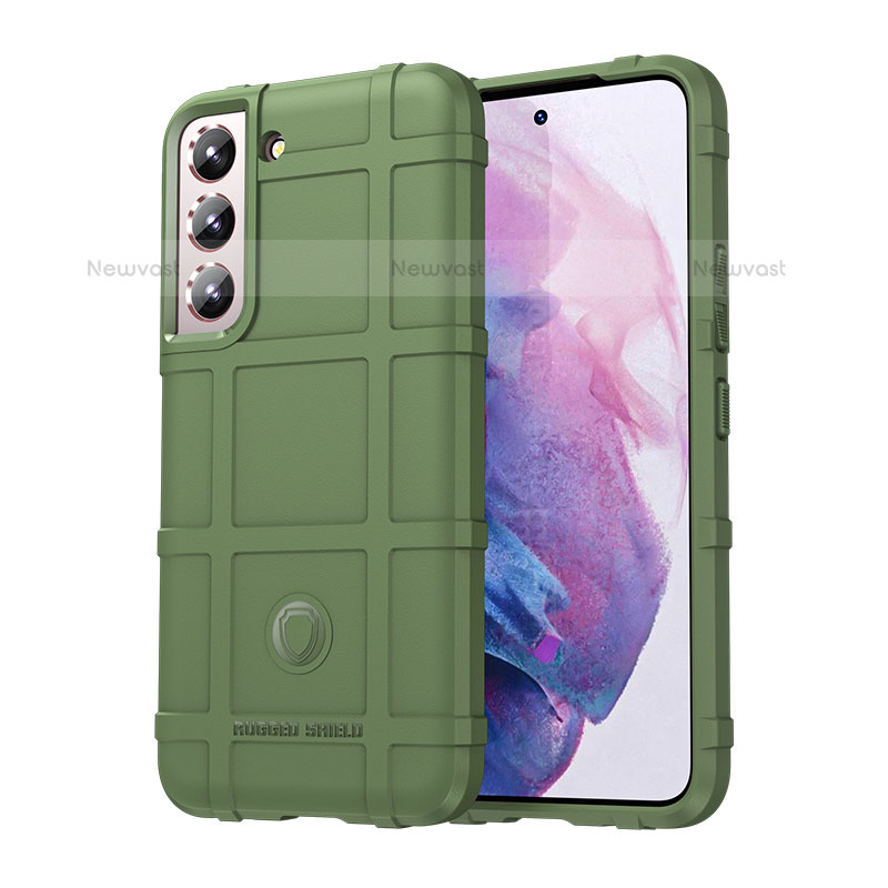 Ultra-thin Silicone Gel Soft Case 360 Degrees Cover S06 for Samsung Galaxy S23 Plus 5G Green