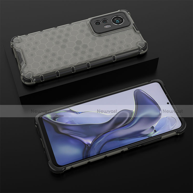 Ultra-thin Silicone Gel Soft Case 360 Degrees Cover S06 for Xiaomi Mi 12 5G Gray