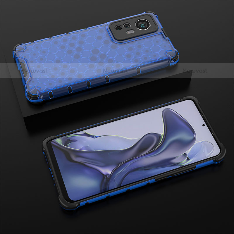 Ultra-thin Silicone Gel Soft Case 360 Degrees Cover S06 for Xiaomi Mi 12 Lite 5G Blue