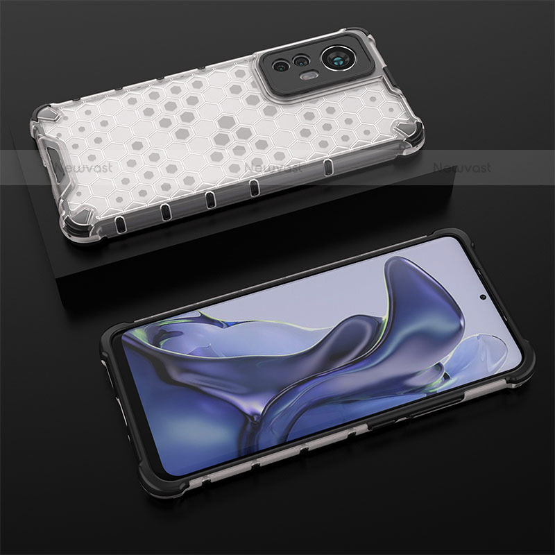 Ultra-thin Silicone Gel Soft Case 360 Degrees Cover S06 for Xiaomi Mi 12 Lite 5G White