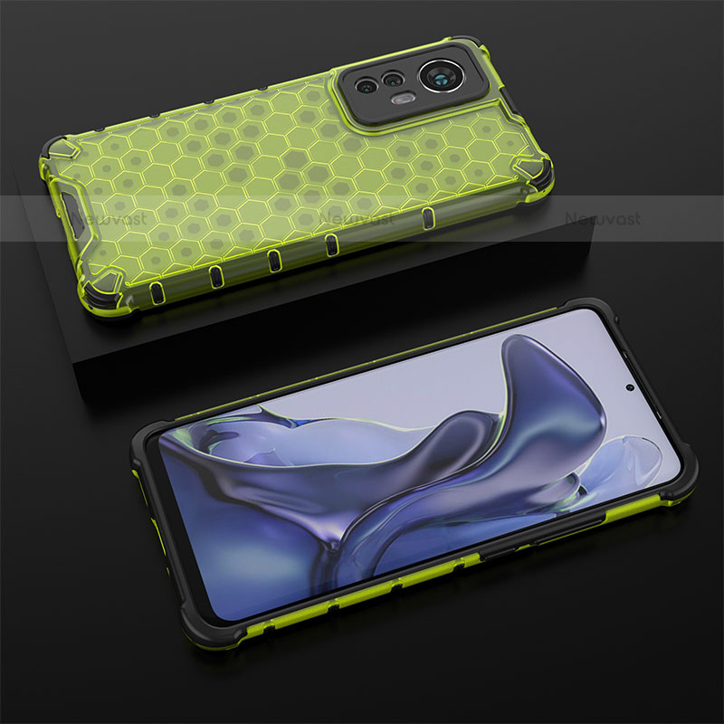 Ultra-thin Silicone Gel Soft Case 360 Degrees Cover S06 for Xiaomi Mi 12 Pro 5G Green