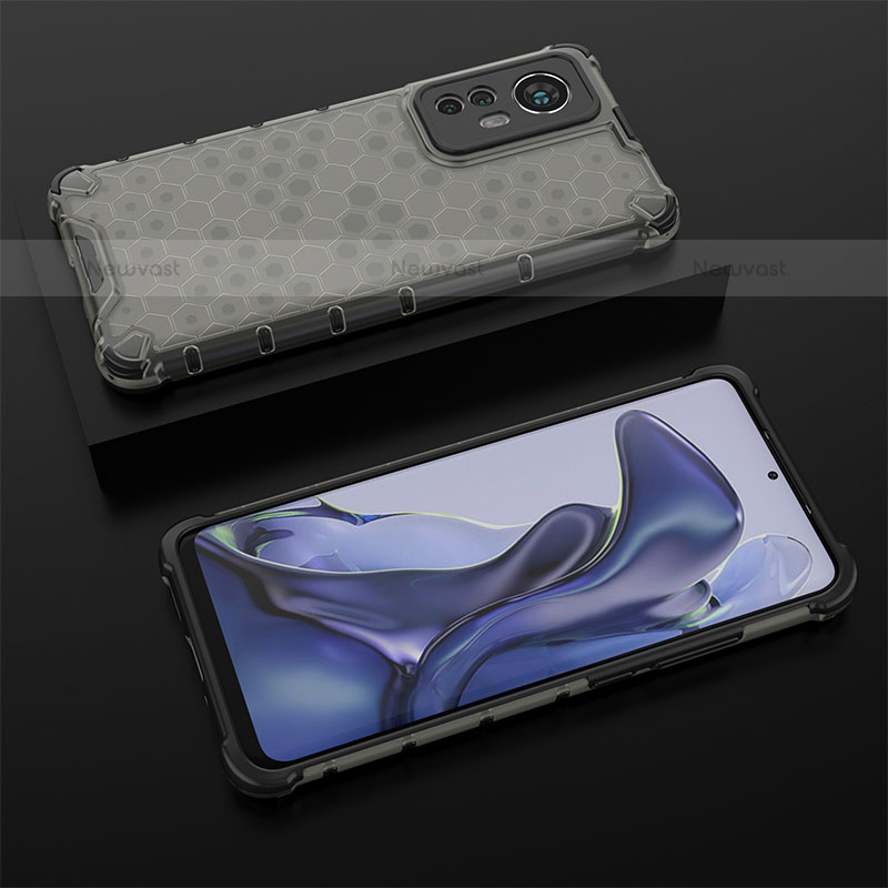 Ultra-thin Silicone Gel Soft Case 360 Degrees Cover S06 for Xiaomi Mi 12S 5G Gray