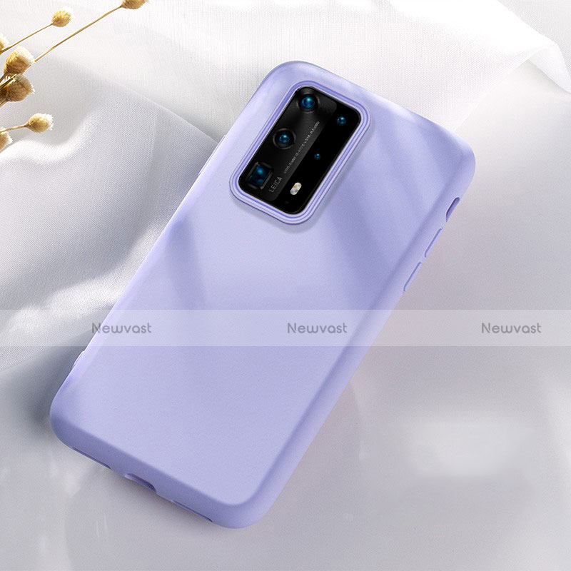 Ultra-thin Silicone Gel Soft Case 360 Degrees Cover S07 for Huawei P40 Pro+ Plus