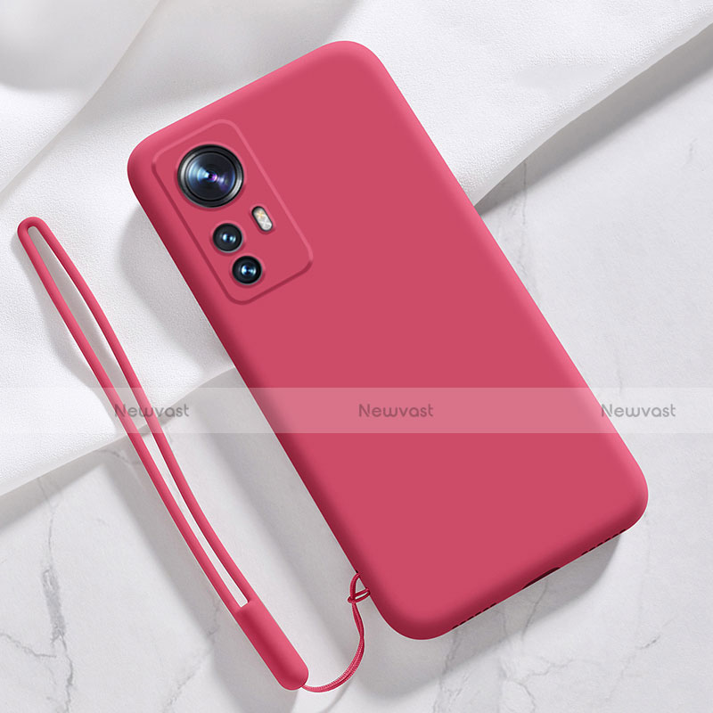 Ultra-thin Silicone Gel Soft Case 360 Degrees Cover S07 for Xiaomi Mi 12 5G Red