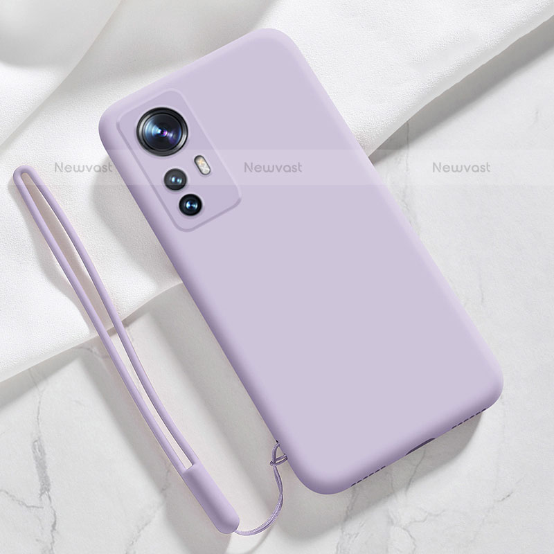 Ultra-thin Silicone Gel Soft Case 360 Degrees Cover S07 for Xiaomi Mi 12S 5G Clove Purple