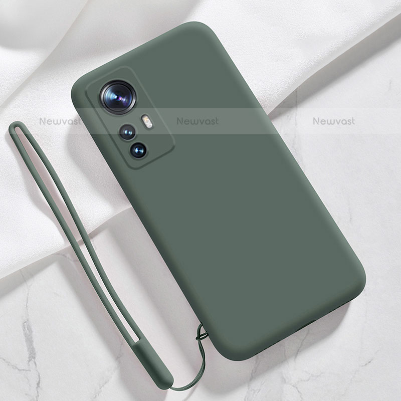 Ultra-thin Silicone Gel Soft Case 360 Degrees Cover S07 for Xiaomi Mi 12S 5G Green