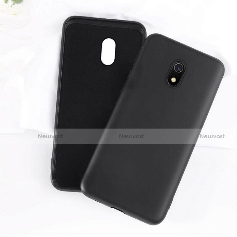 Ultra-thin Silicone Gel Soft Case 360 Degrees Cover S07 for Xiaomi Redmi 8A Black