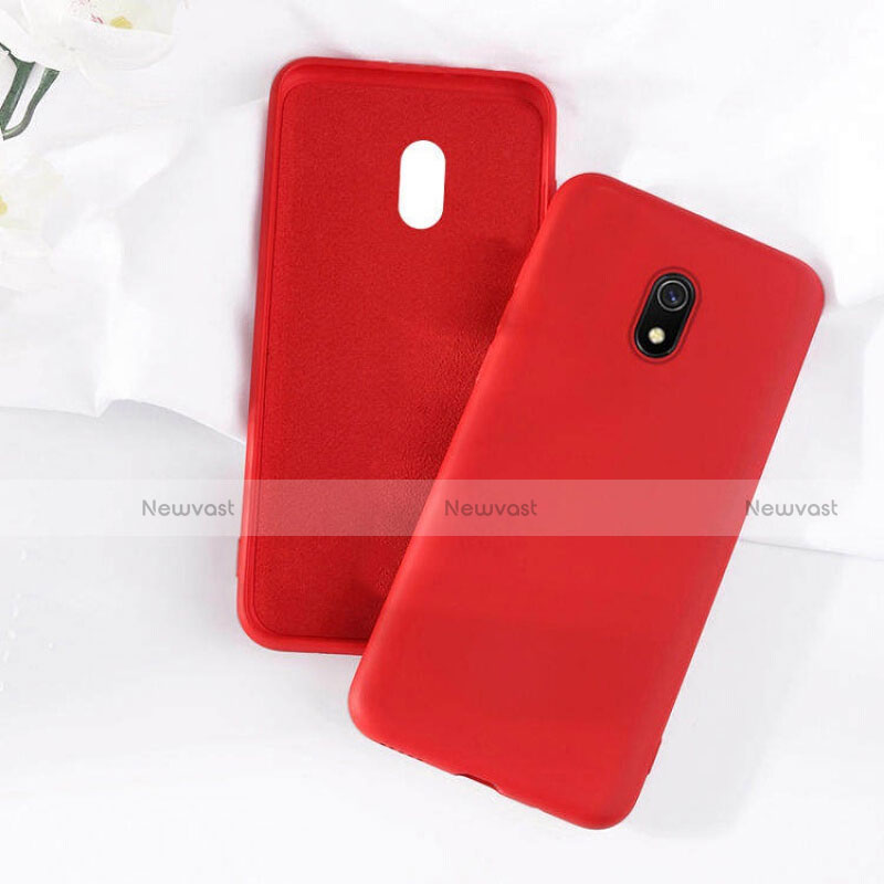 Ultra-thin Silicone Gel Soft Case 360 Degrees Cover S07 for Xiaomi Redmi 8A Red