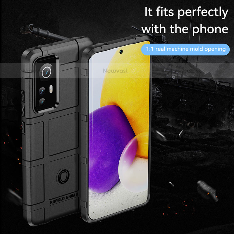 Ultra-thin Silicone Gel Soft Case 360 Degrees Cover S08 for Xiaomi Mi 12 Pro 5G