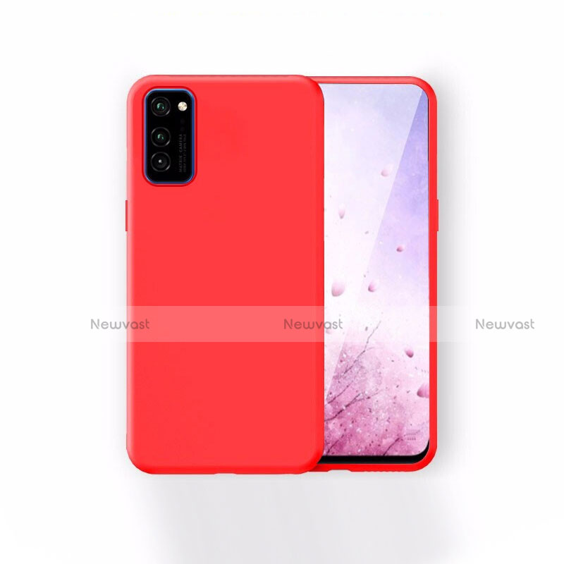 Ultra-thin Silicone Gel Soft Case 360 Degrees Cover T01 for Huawei Honor View 30 5G Red