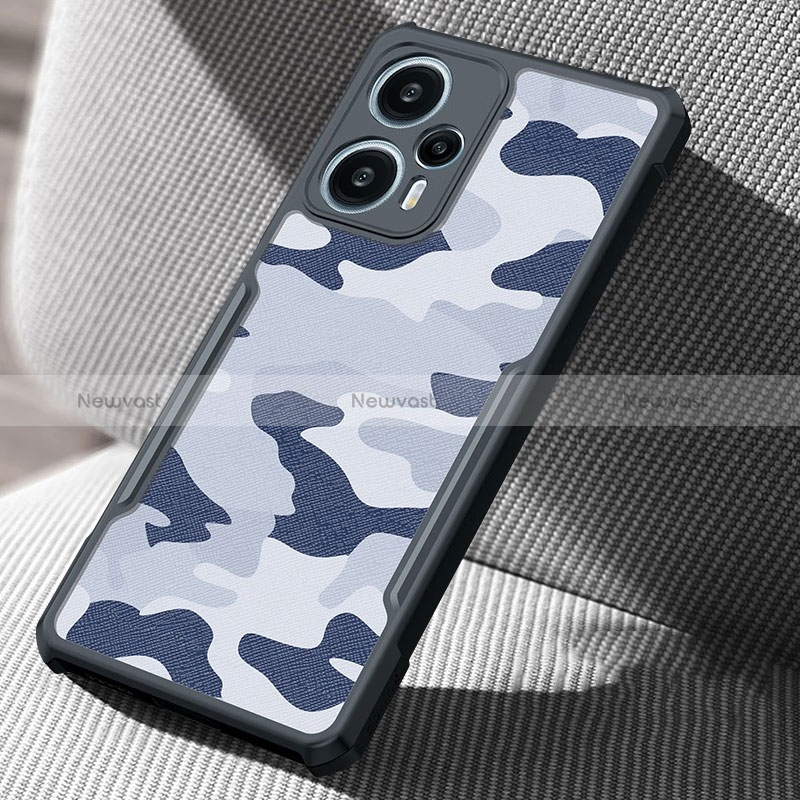 Ultra-thin Silicone Gel Soft Case 360 Degrees Cover XD1 for Xiaomi Redmi Note 12 Turbo 5G Blue