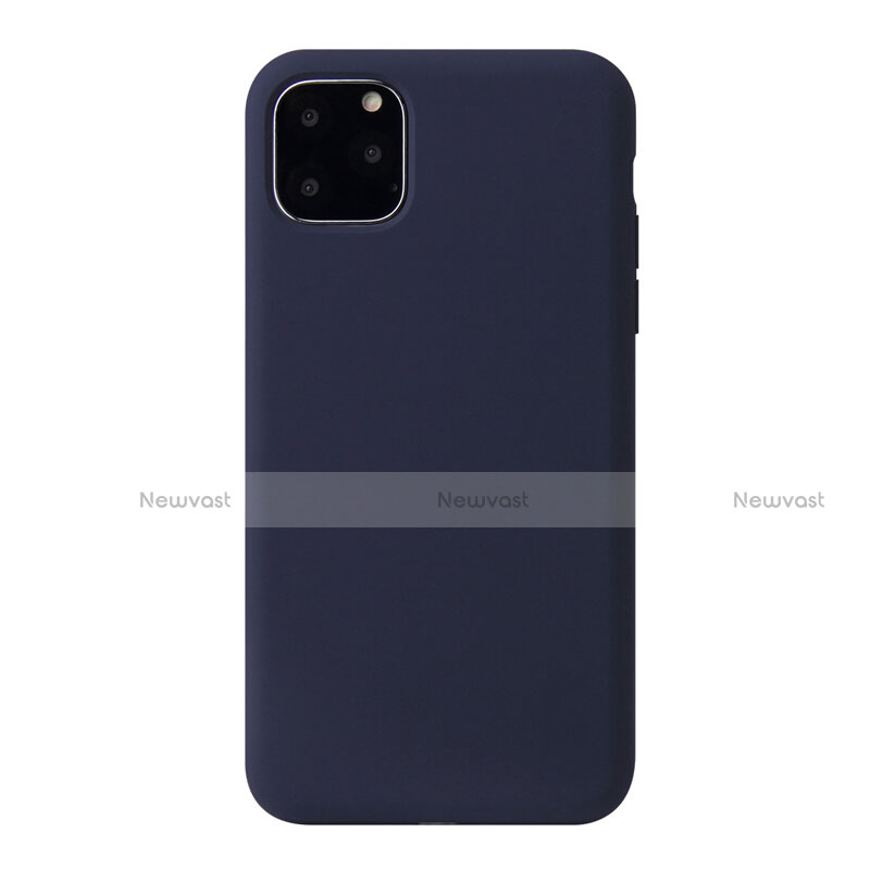 Ultra-thin Silicone Gel Soft Case 360 Degrees Cover Y01 for Apple iPhone 11 Pro Blue