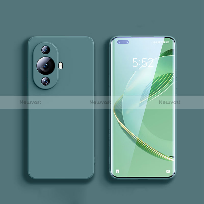 Ultra-thin Silicone Gel Soft Case 360 Degrees Cover YK1 for Huawei Nova 11 Ultra Midnight Green