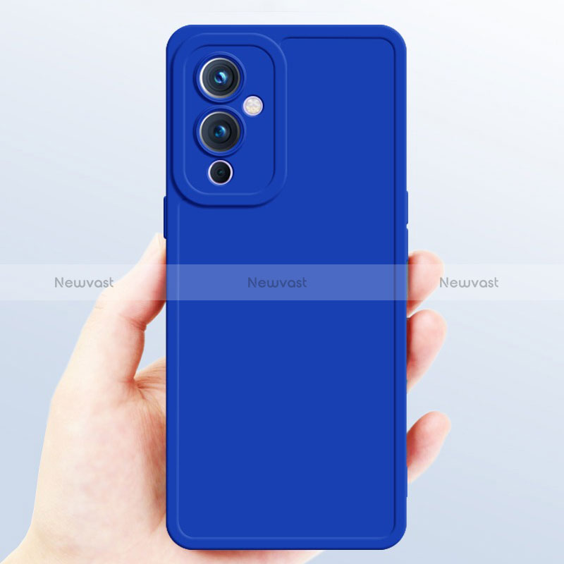 Ultra-thin Silicone Gel Soft Case 360 Degrees Cover YK1 for OnePlus 9 5G