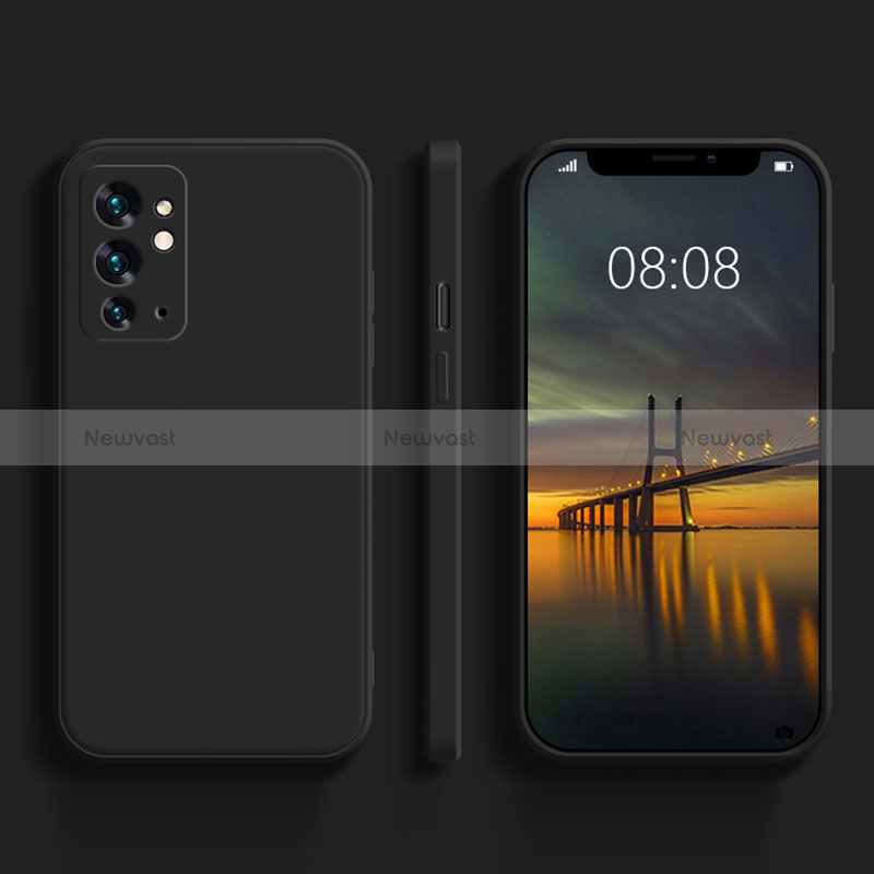 Ultra-thin Silicone Gel Soft Case 360 Degrees Cover YK1 for OnePlus 9RT 5G Black