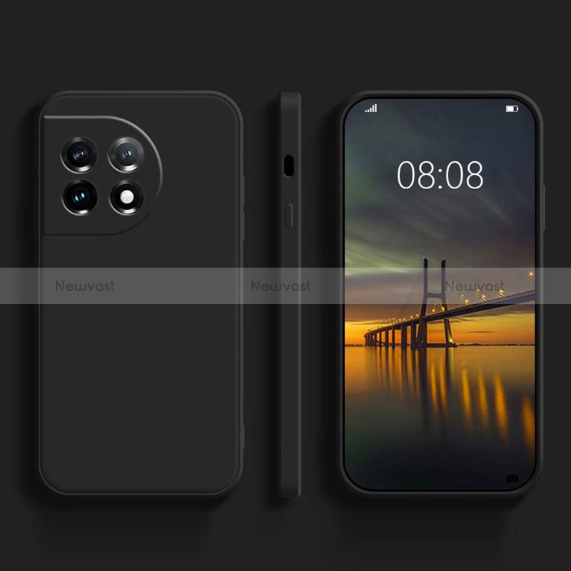 Ultra-thin Silicone Gel Soft Case 360 Degrees Cover YK1 for OnePlus Ace 2 Pro 5G Black