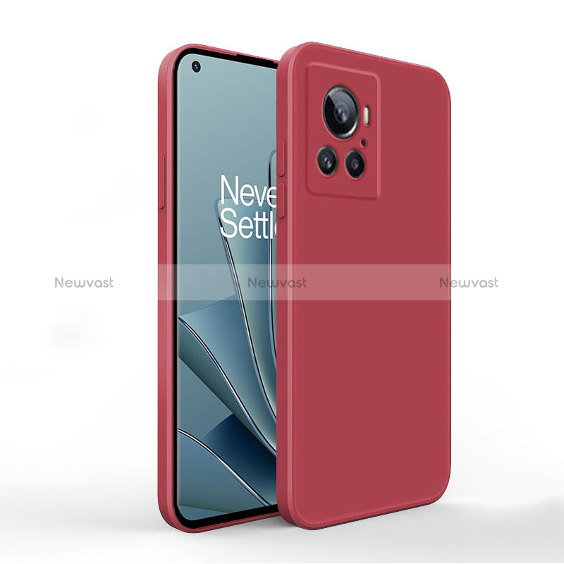 Ultra-thin Silicone Gel Soft Case 360 Degrees Cover YK1 for OnePlus Ace 5G Red