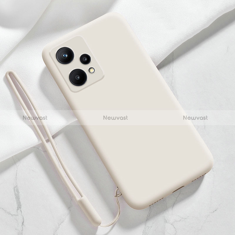 Ultra-thin Silicone Gel Soft Case 360 Degrees Cover YK1 for Realme 9 Pro+ Plus 5G White