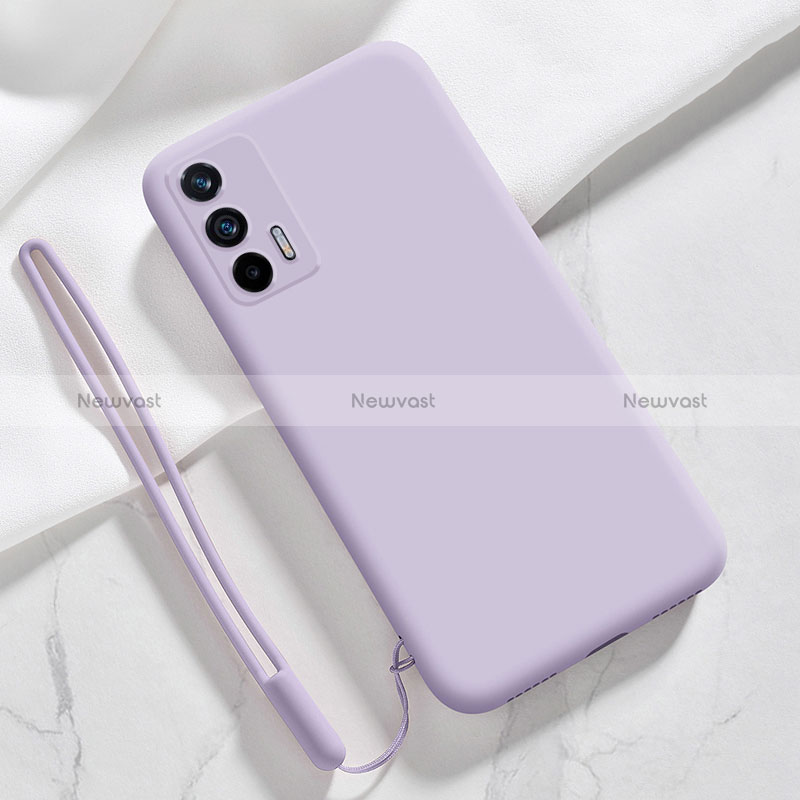 Ultra-thin Silicone Gel Soft Case 360 Degrees Cover YK1 for Realme GT 5G Clove Purple