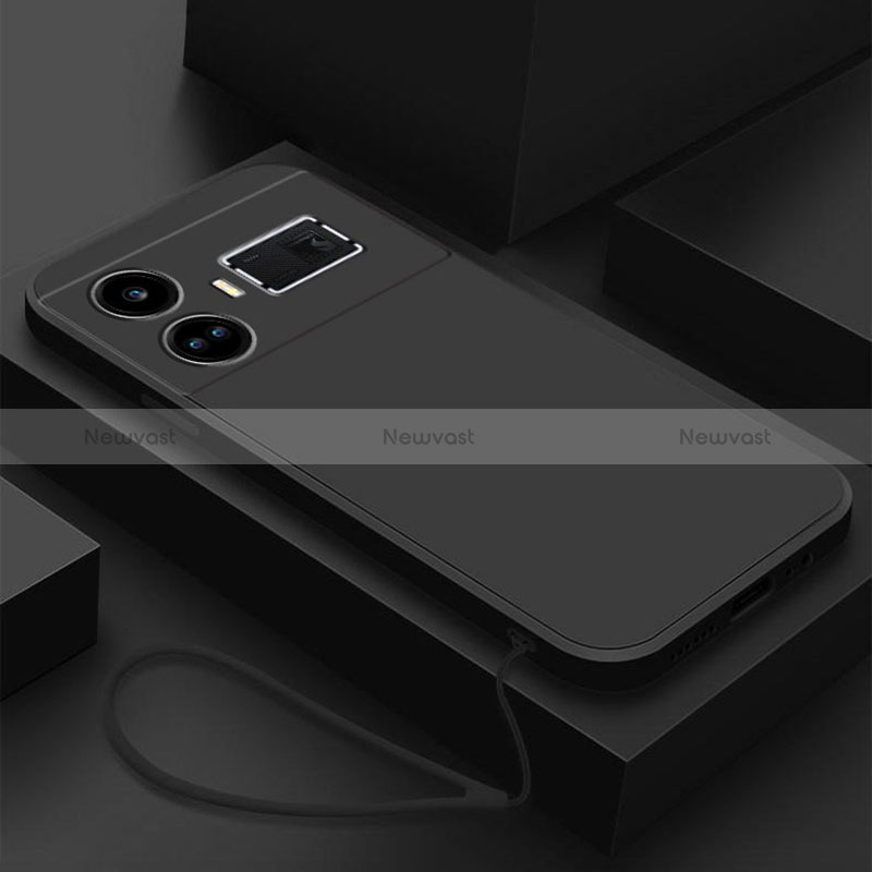 Ultra-thin Silicone Gel Soft Case 360 Degrees Cover YK1 for Realme GT Neo5 240W 5G Black