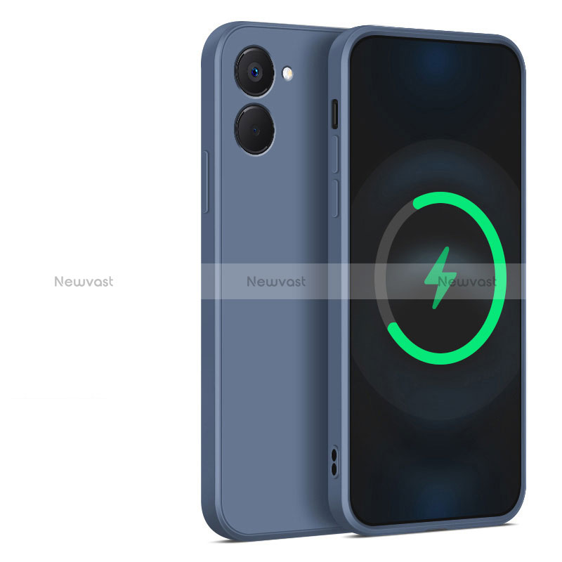 Ultra-thin Silicone Gel Soft Case 360 Degrees Cover YK1 for Realme V30t 5G