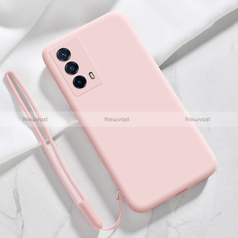 Ultra-thin Silicone Gel Soft Case 360 Degrees Cover YK1 for Vivo iQOO Z5 5G