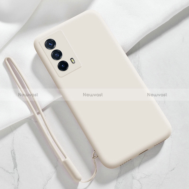 Ultra-thin Silicone Gel Soft Case 360 Degrees Cover YK1 for Vivo iQOO Z5 5G