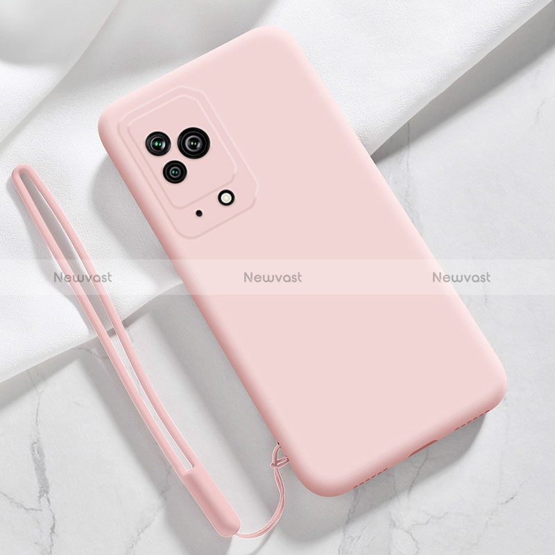 Ultra-thin Silicone Gel Soft Case 360 Degrees Cover YK1 for Xiaomi Black Shark 5 5G Pink