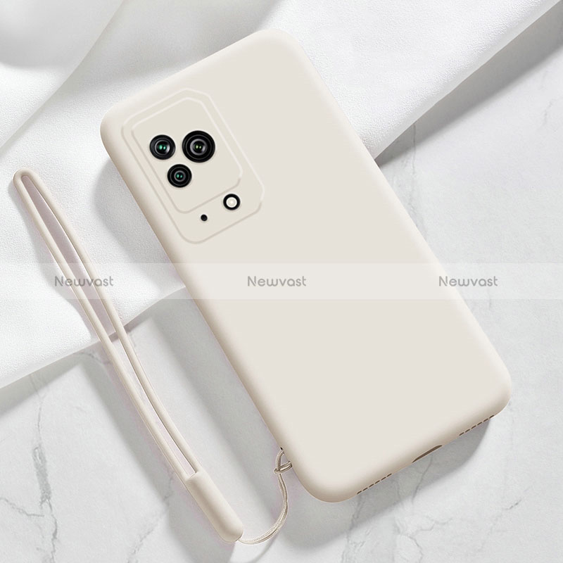 Ultra-thin Silicone Gel Soft Case 360 Degrees Cover YK1 for Xiaomi Black Shark 5 5G White