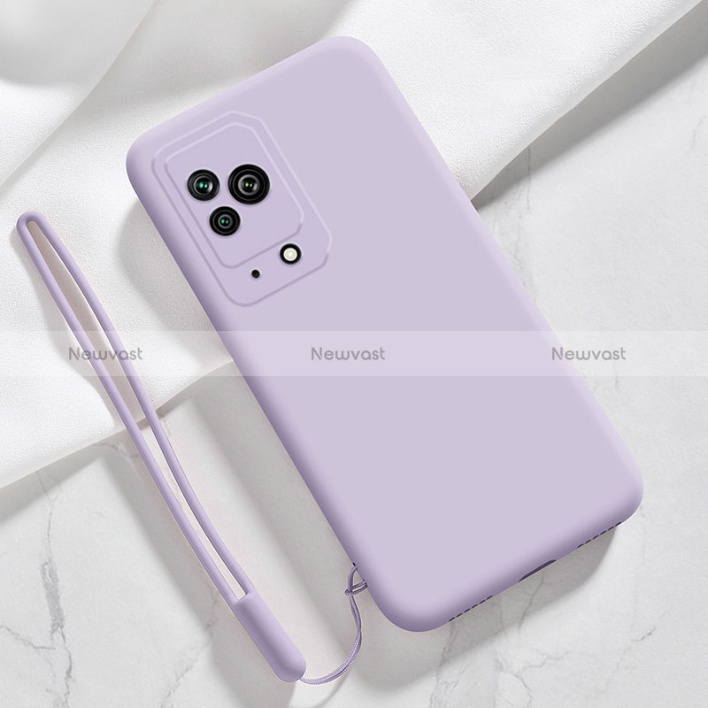 Ultra-thin Silicone Gel Soft Case 360 Degrees Cover YK1 for Xiaomi Black Shark 5 Pro 5G Clove Purple