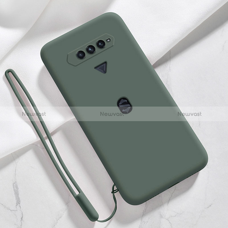 Ultra-thin Silicone Gel Soft Case 360 Degrees Cover YK1 for Xiaomi Black Shark 5 RS 5G Midnight Green