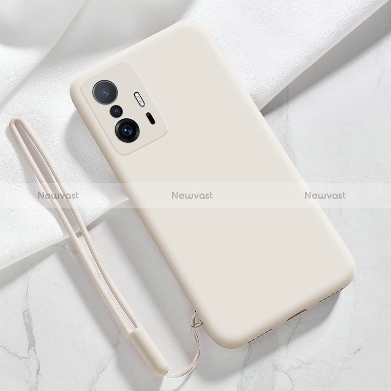 Ultra-thin Silicone Gel Soft Case 360 Degrees Cover YK1 for Xiaomi Mi 11T 5G White