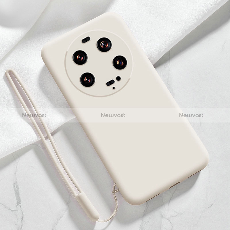 Ultra-thin Silicone Gel Soft Case 360 Degrees Cover YK1 for Xiaomi Mi 13 Ultra 5G White
