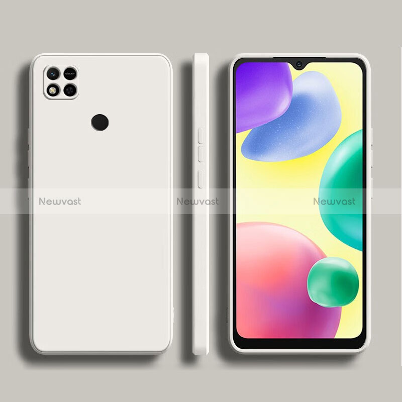 Ultra-thin Silicone Gel Soft Case 360 Degrees Cover YK1 for Xiaomi Redmi 9 Activ White