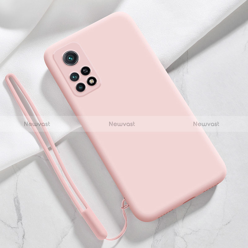 Ultra-thin Silicone Gel Soft Case 360 Degrees Cover YK1 for Xiaomi Redmi K30S 5G Rose Gold