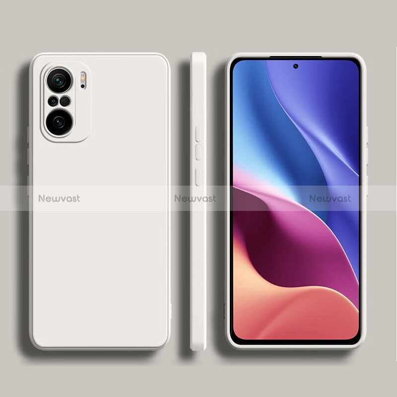 Ultra-thin Silicone Gel Soft Case 360 Degrees Cover YK1 for Xiaomi Redmi K40 Pro+ Plus 5G White