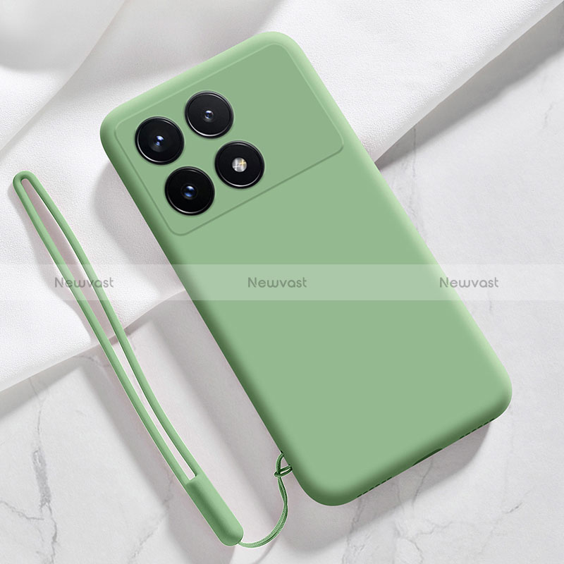 Ultra-thin Silicone Gel Soft Case 360 Degrees Cover YK1 for Xiaomi Redmi K70 5G Green