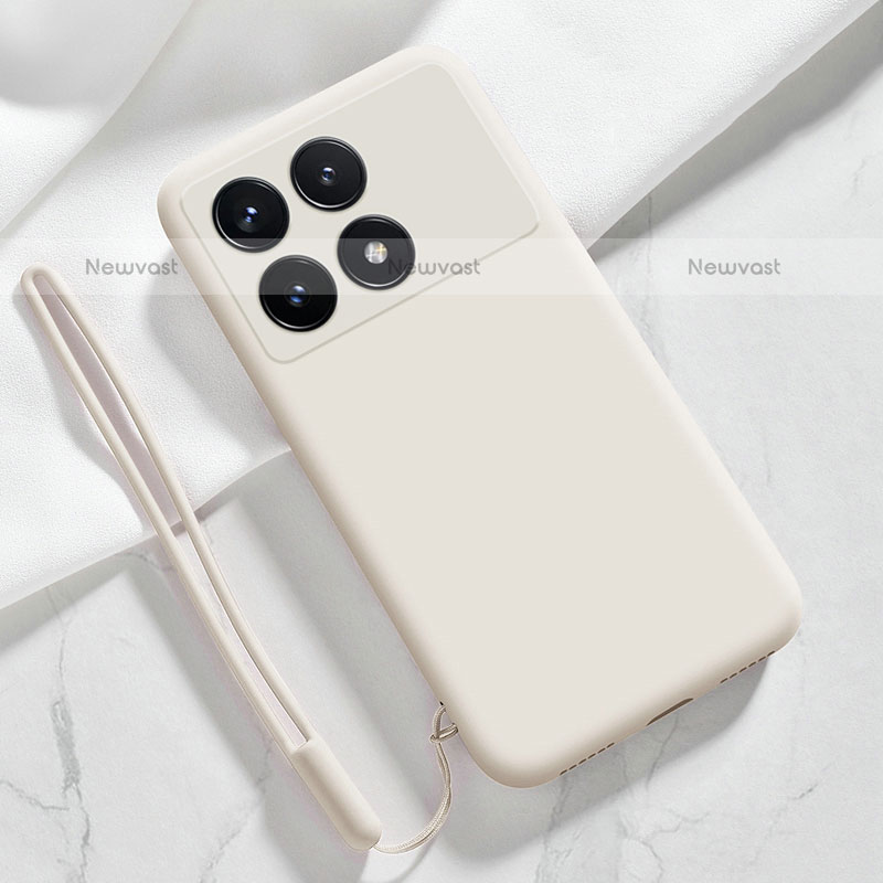 Ultra-thin Silicone Gel Soft Case 360 Degrees Cover YK1 for Xiaomi Redmi K70E 5G