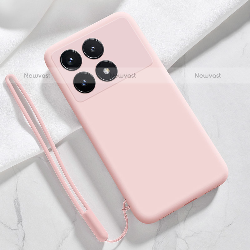 Ultra-thin Silicone Gel Soft Case 360 Degrees Cover YK1 for Xiaomi Redmi K70E 5G