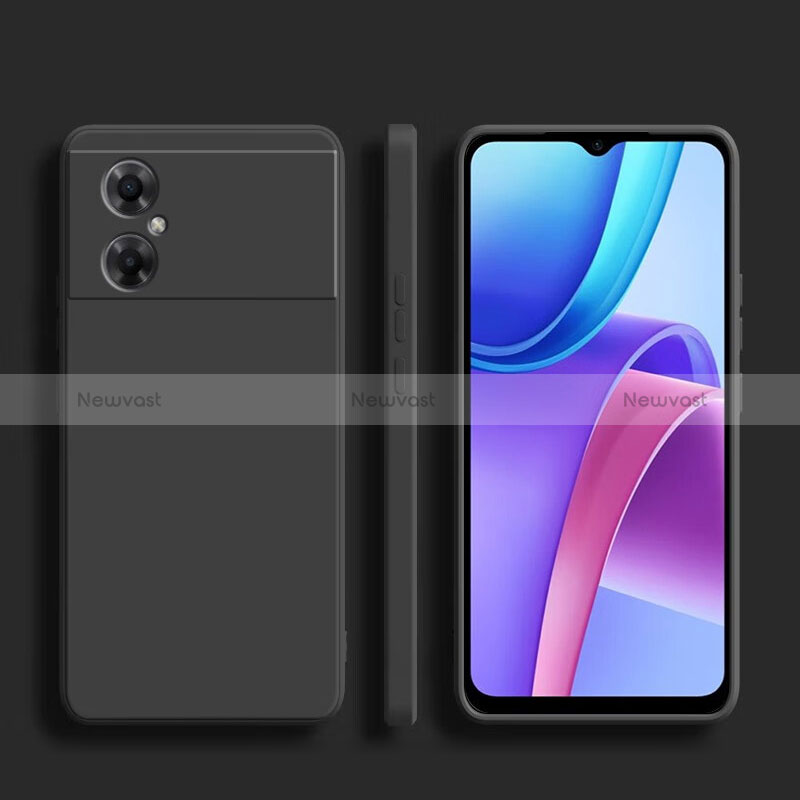 Ultra-thin Silicone Gel Soft Case 360 Degrees Cover YK1 for Xiaomi Redmi Note 11R 5G Black