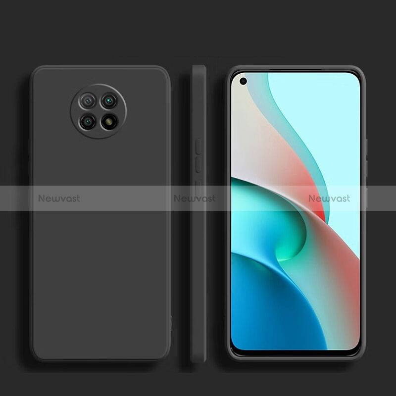 Ultra-thin Silicone Gel Soft Case 360 Degrees Cover YK1 for Xiaomi Redmi Note 9T 5G Black