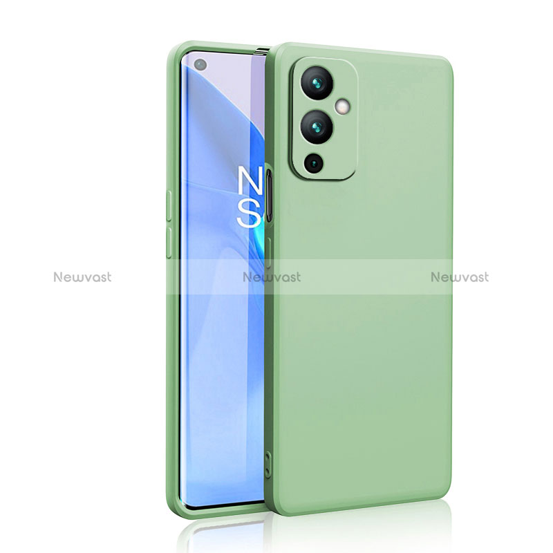 Ultra-thin Silicone Gel Soft Case 360 Degrees Cover YK2 for OnePlus 9 5G Green